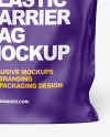 Matte Carrier Bag Mockup