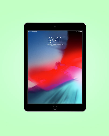 Space Grey IPad Mockup