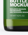 Green Glass Bottle Mockup