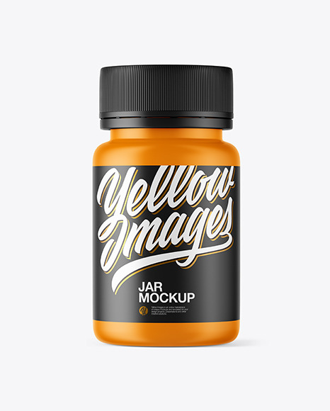 Matte Plastic Bottle Mockup - Pill bottle mockup