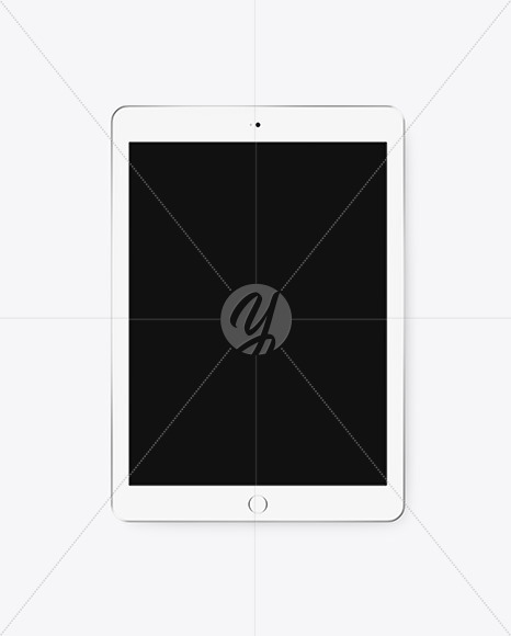 Silver IPad Mockup