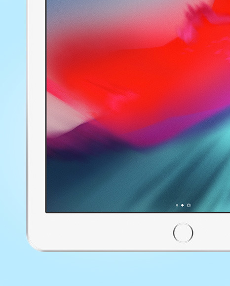 Silver IPad Mockup