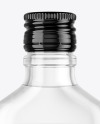 Clear Glass Vodka Bottle Mockup