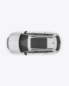 SUV Crossover Car Mockup - Top View
