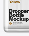 Frosted Glass Dropper Bottle Mockup Frosted Glass Dropper Bottle Mockup