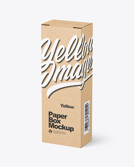 Kraft Paper Box Mockup