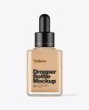 Clear Glass Dropper Bottle Mockup Clear Glass Dropper Bottle Mockup