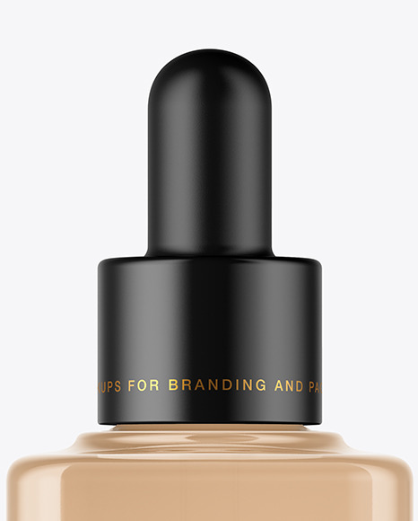 Clear Glass Dropper Bottle Mockup Clear Glass Dropper Bottle Mockup