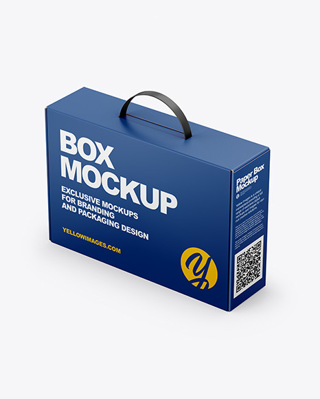 Paper Box Mockup