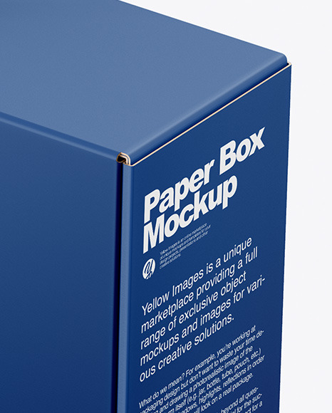 Paper Box Mockup