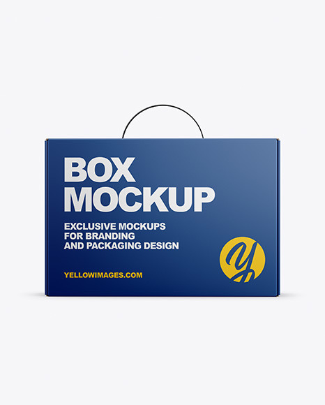 Paper Box Mockup