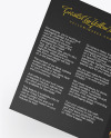 Textured A5 Brochure Mockup