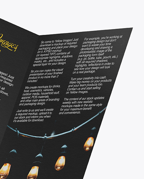 Textured A5 Brochure Mockup