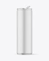 Matte Aluminum Drink Can Mockup