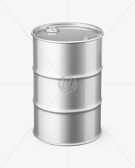 Metallic Barrel Mockup