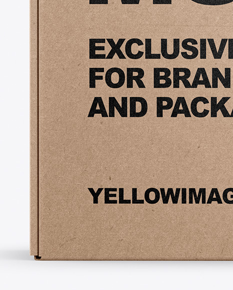 Kraft Box Mockup Kraft Box Mockup