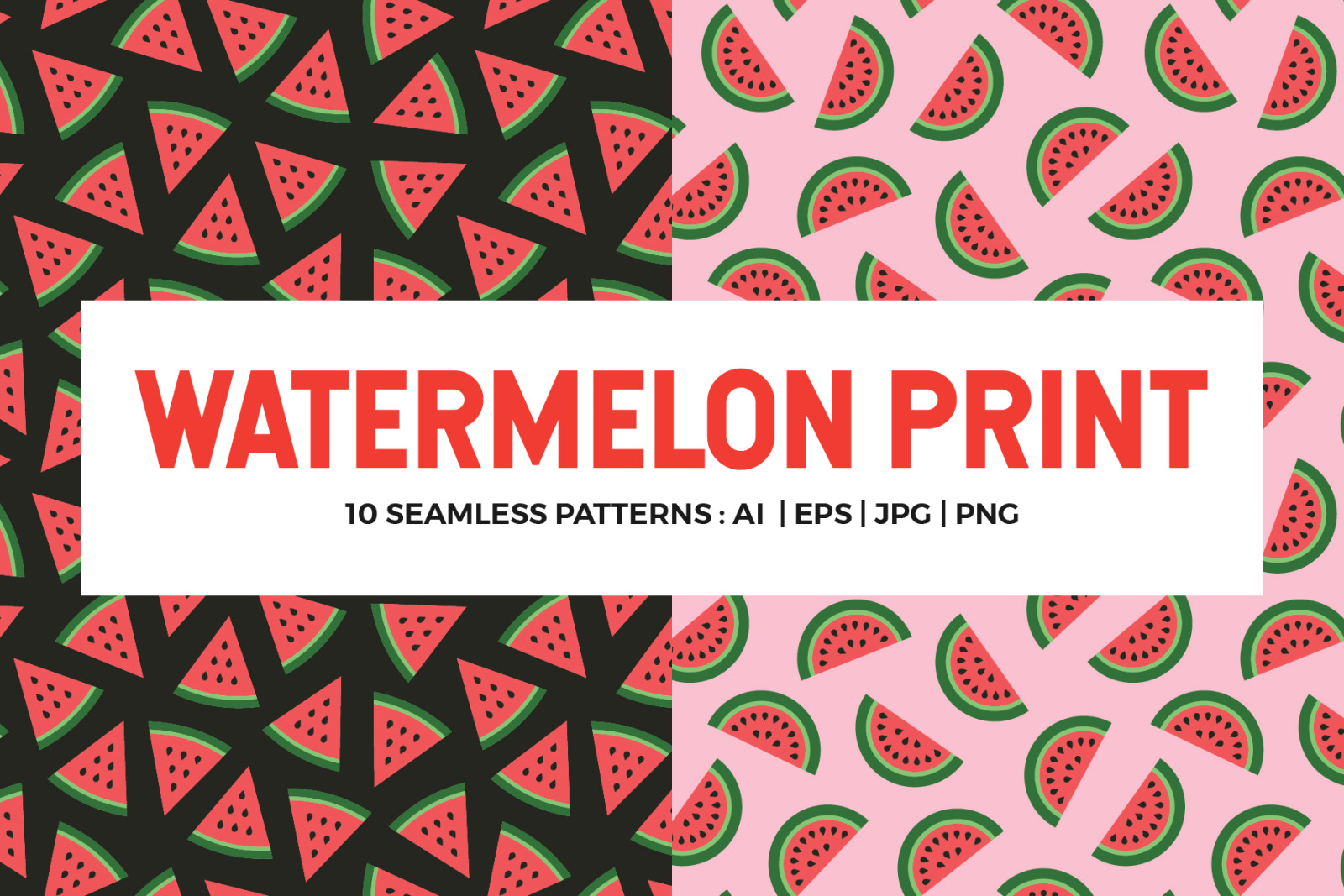 Watermelon Seamless Patterns