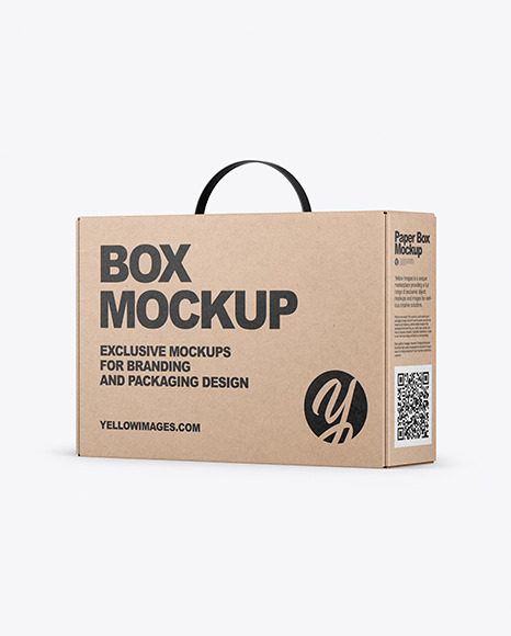 Kraft Box Mockup