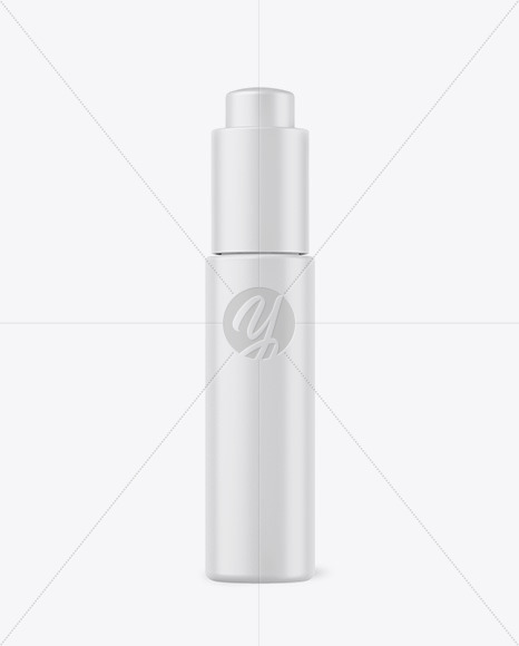 Matte Dropper Bottle Mockup