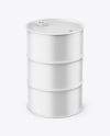 Matte Metal Barrel Mockup