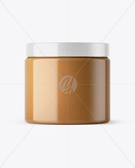 Peanut Butter Jar Mockup