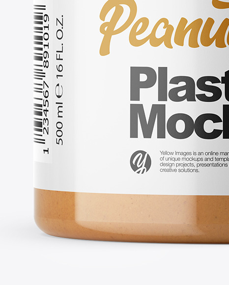 Peanut Butter Jar Mockup