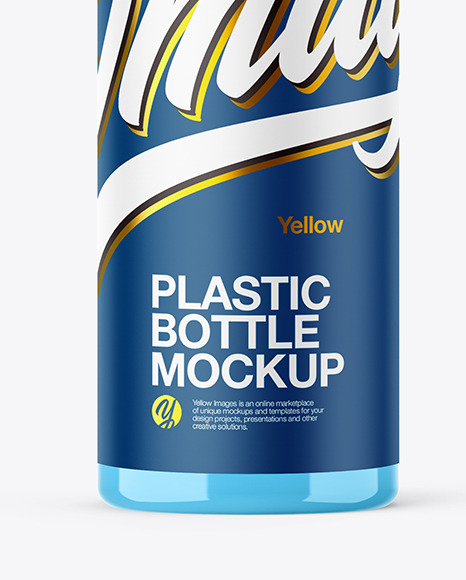 Clear Cosmetic Bottle with Pump Mockup Clear Cosmetic Bottle with Pump Mockup