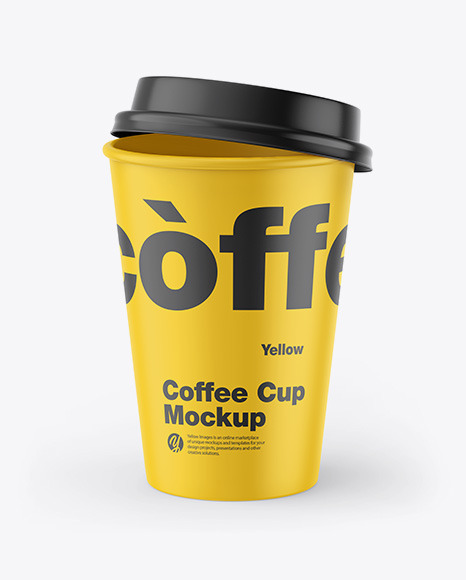 Matte Coffee Cup Mockup