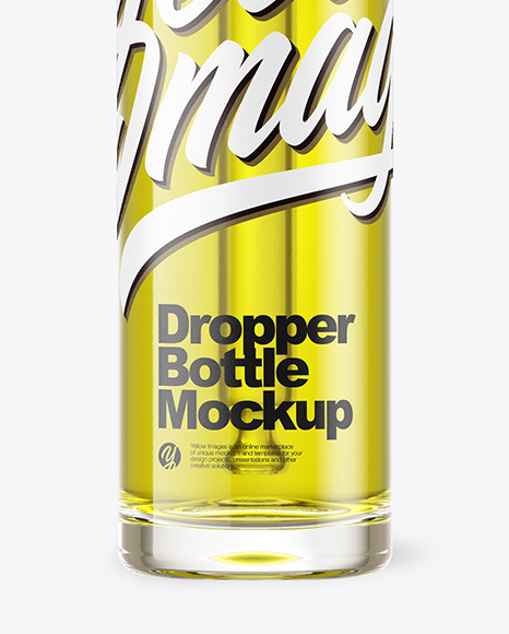 Oil Dropper Bottle Mockup