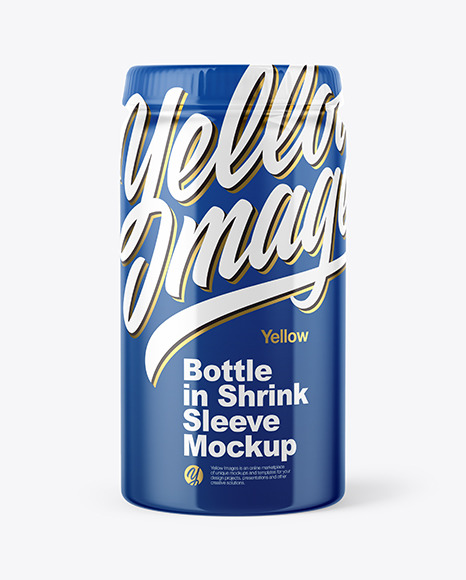 Matte Plastic Bottle Mockup