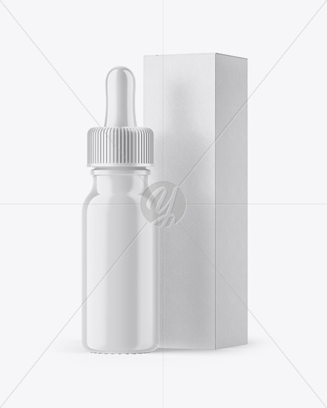 15ml Glossy Glass Dropper Bottle W/ Kraft Box