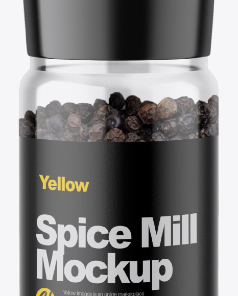 Spice Mill Mockup