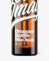 Amber Dropper Bottle Mockup