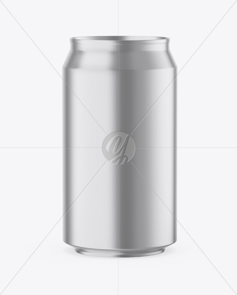 Metallic Can Mockup