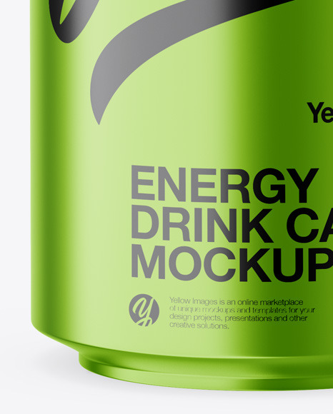 Metallic Can Mockup