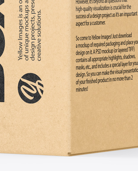 Kraft Box Mockup