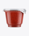 Plastic Cup w/ Sauce Mockup