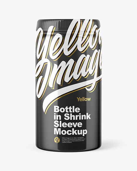 Metallic Bottle Mockup