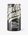Metallic Bottle Mockup