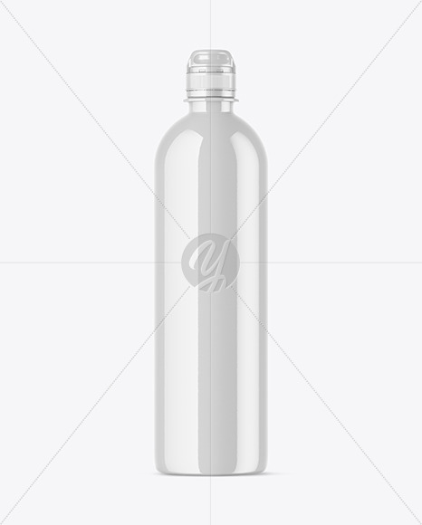 Glossy Water Bottle Mockup