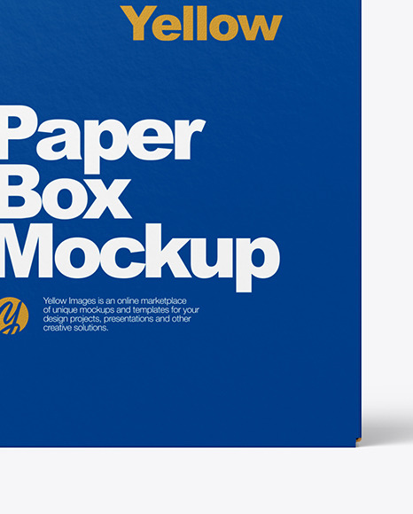 Paper Box Mockup