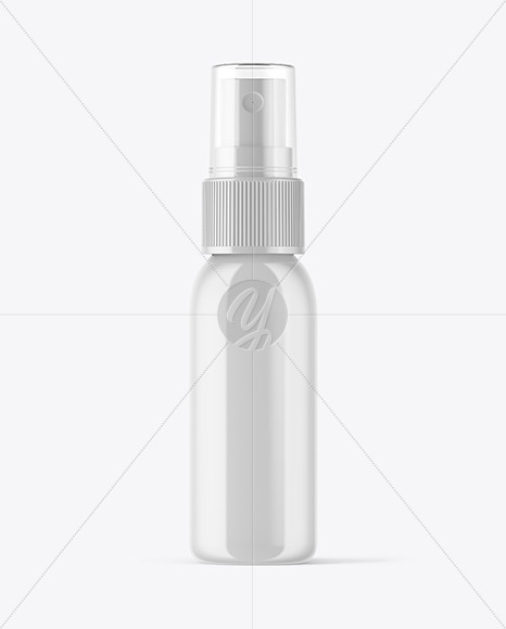 Glossy Spray Bottle Mockup