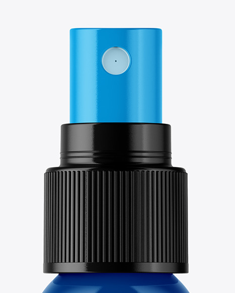 Glossy Spray Bottle Mockup