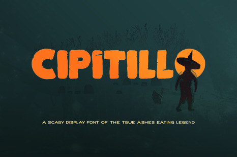 Cipitillo Scary Font - Halloween party