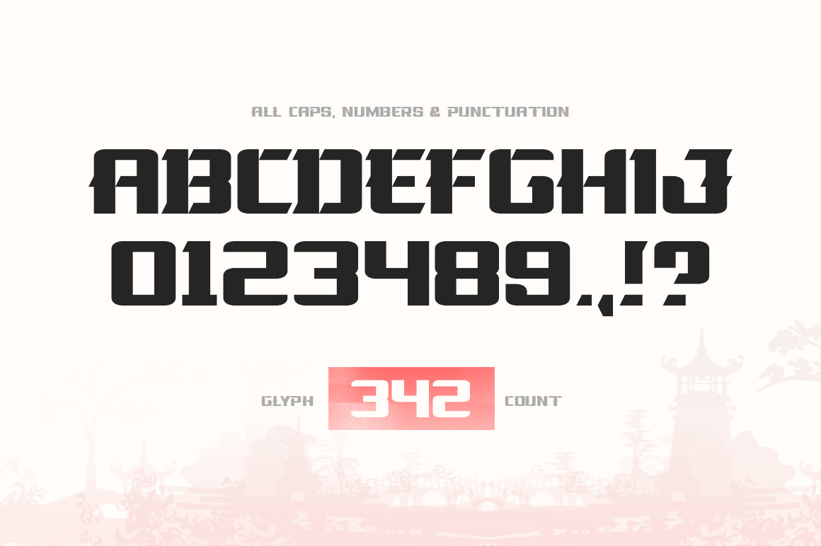 La Oriental Display Font La Oriental Display Font