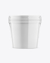 Glossy Ice Cream Cup Mockup