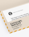 Opened Paper Envelope Mockup