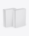 Two Paper Boxes Mockup