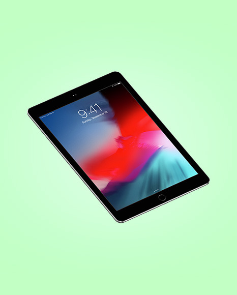 Space Grey IPad Mockup