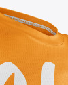 Men’s Jersey with Eyelet Mesh Fabric Mockup